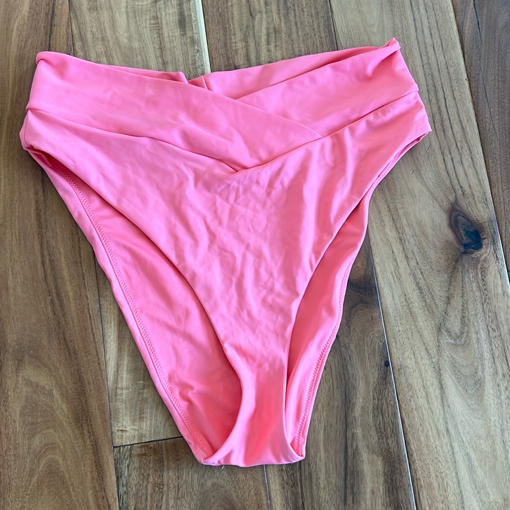 Aerie High waisted crossover Bikini Bottom
